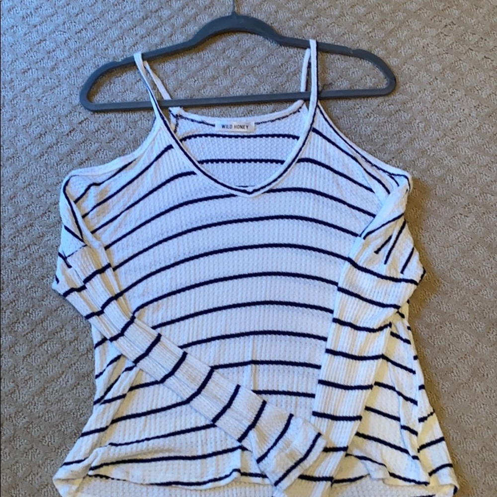 Wild Honey Women’s off the shoulder Sweater